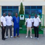 CCAG Presenting Plastic Waste Bins to UCC