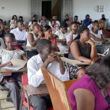 A section of students attending the World Environment Day symposium at CCTU.