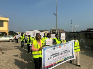 CCAG team at Clean Air Campaign Ghana Jubilee Park