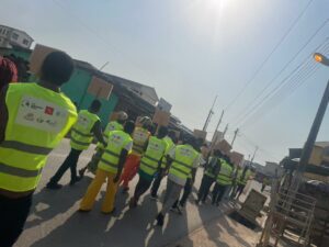 CCAG team at Clean Air Campaign Ghana Jubilee Park