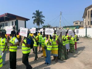 CCAG team at Clean Air Campaign Ghana Jubilee Park